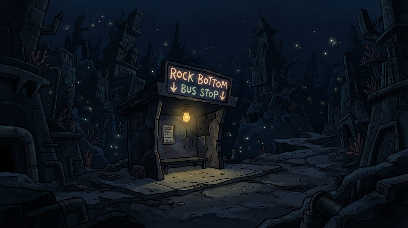 rock bottom